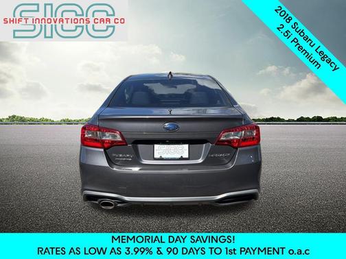 Gray Metallic 2018 Subaru Legacy Premium