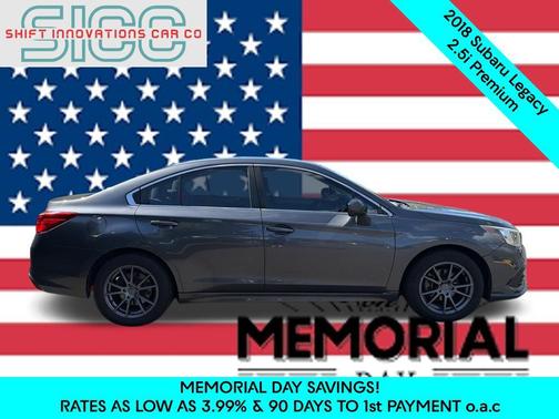 Gray Metallic 2018 Subaru Legacy Premium