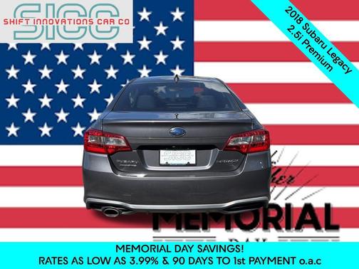 Gray Metallic 2018 Subaru Legacy Premium