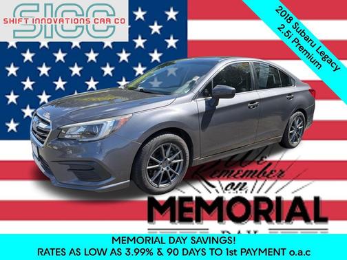 Gray Metallic 2018 Subaru Legacy Premium