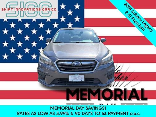 Gray Metallic 2018 Subaru Legacy Premium