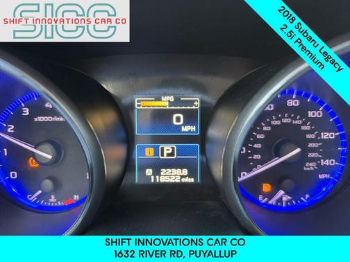 Gray Metallic 2018 Subaru Legacy Premium