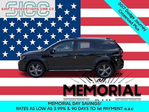 Pitch Black Clearcoat 2017 Dodge Journey Crossroad