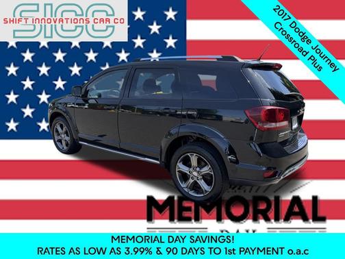 Pitch Black Clearcoat 2017 Dodge Journey Crossroad