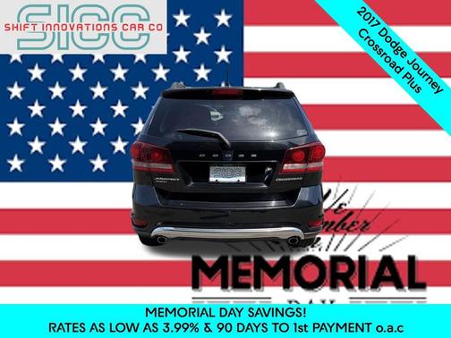 Pitch Black Clearcoat 2017 Dodge Journey Crossroad