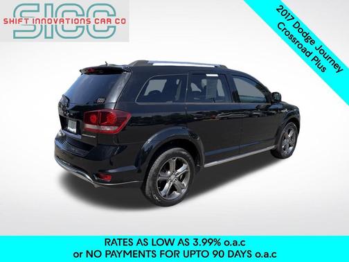 Pitch Black Clearcoat 2017 Dodge Journey Crossroad