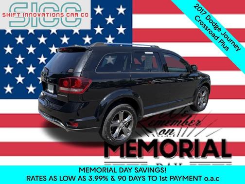 Pitch Black Clearcoat 2017 Dodge Journey Crossroad