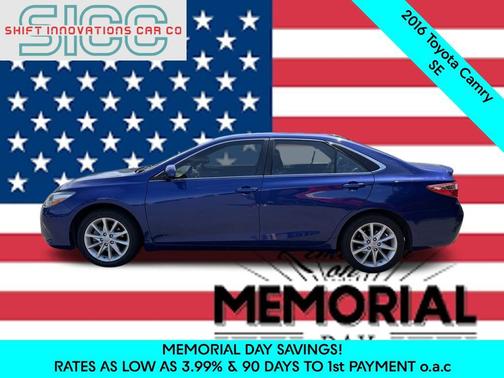Blue Crush Metallic 2016 Toyota Camry SE