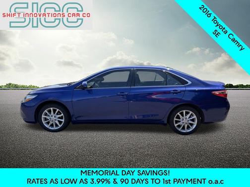 Blue Crush Metallic 2016 Toyota Camry SE