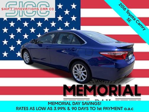 Blue Crush Metallic 2016 Toyota Camry SE