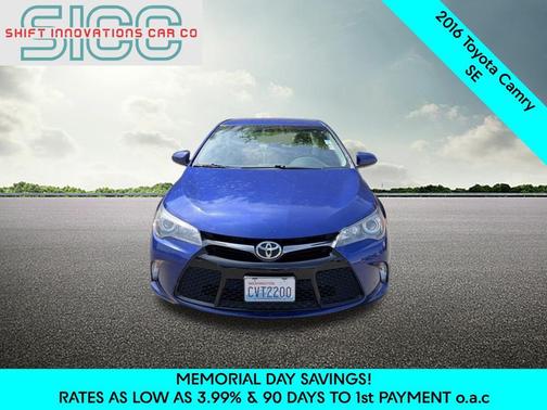 Blue Crush Metallic 2016 Toyota Camry SE