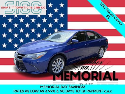 Blue Crush Metallic 2016 Toyota Camry SE