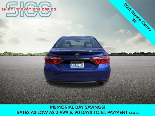 Blue Crush Metallic 2016 Toyota Camry SE