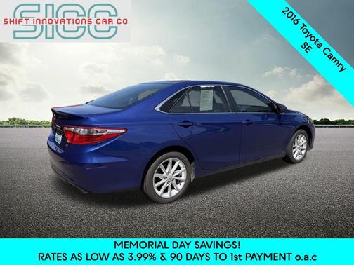 Blue Crush Metallic 2016 Toyota Camry SE