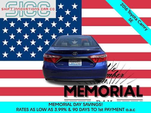 Blue Crush Metallic 2016 Toyota Camry SE