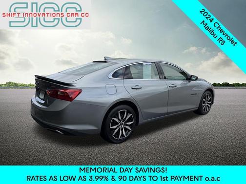Sterling Gray Metallic 2024 Chevrolet Malibu FWD RS