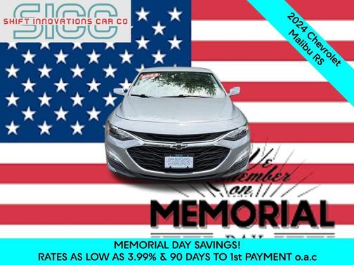 Sterling Gray Metallic 2024 Chevrolet Malibu FWD RS