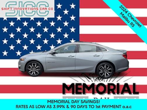 Sterling Gray Metallic 2024 Chevrolet Malibu FWD RS