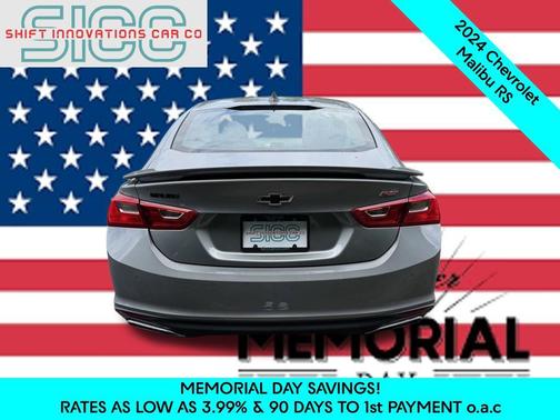Sterling Gray Metallic 2024 Chevrolet Malibu FWD RS