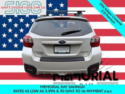 Crystal White Pearl 2016 Subaru Crosstrek 2.0i Premium