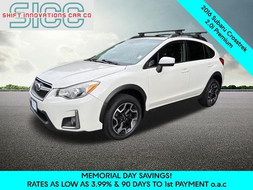Crystal White Pearl 2016 Subaru Crosstrek 2.0i Premium