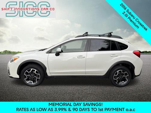 Crystal White Pearl 2016 Subaru Crosstrek 2.0i Premium