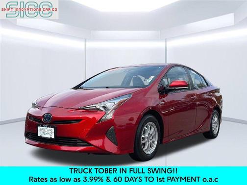 Hypersonic Red 2017 Toyota Prius Four