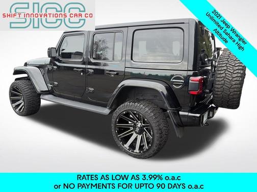 Black Clearcoat 2021 Jeep Wrangler Unlimited Sahara