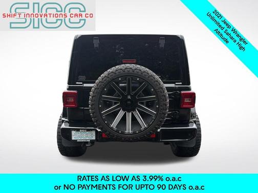 Black Clearcoat 2021 Jeep Wrangler Unlimited Sahara