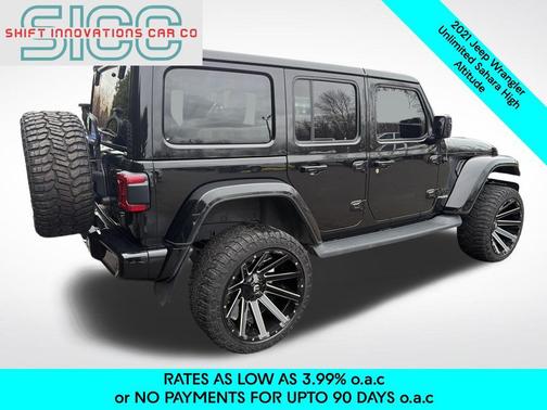 Black Clearcoat 2021 Jeep Wrangler Unlimited Sahara