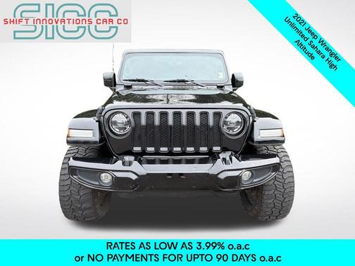Black Clearcoat 2021 Jeep Wrangler Unlimited Sahara