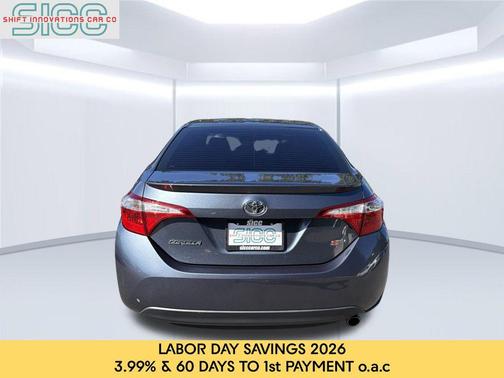 Slate Metallic 2016 Toyota Corolla S Plus