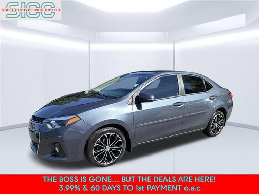 Slate Metallic 2016 Toyota Corolla S Plus
