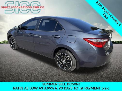Slate Metallic 2016 Toyota Corolla S Plus