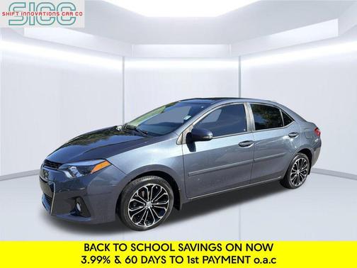 Slate Metallic 2016 Toyota Corolla S Plus