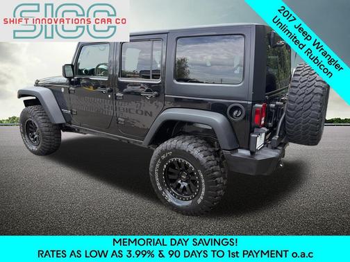 Black Clearcoat 2017 Jeep Wrangler Unlimited Rubicon