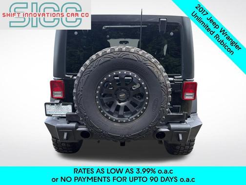 Black Clearcoat 2017 Jeep Wrangler Unlimited Rubicon