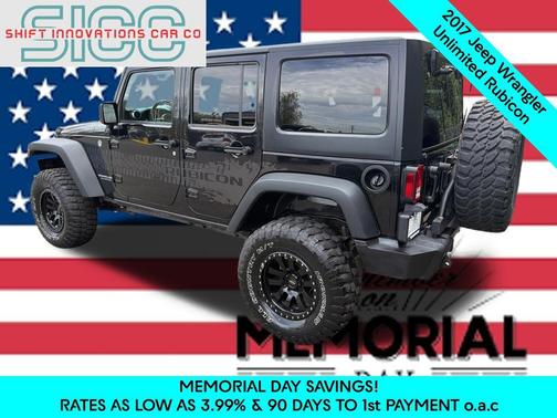 Black Clearcoat 2017 Jeep Wrangler Unlimited Rubicon