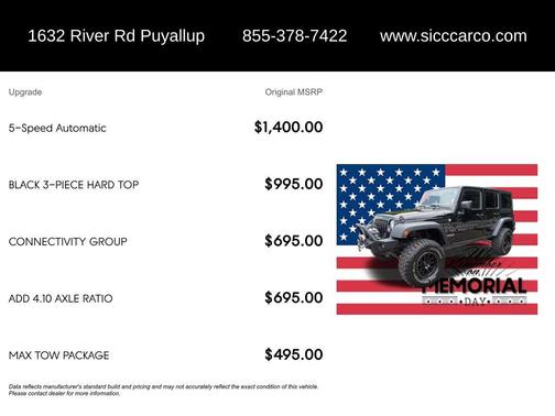 Black Clearcoat 2017 Jeep Wrangler Unlimited Rubicon