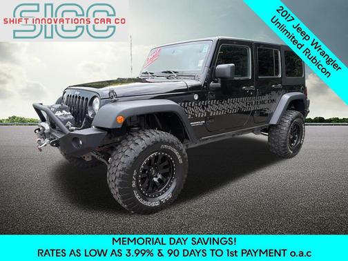 Black Clearcoat 2017 Jeep Wrangler Unlimited Rubicon