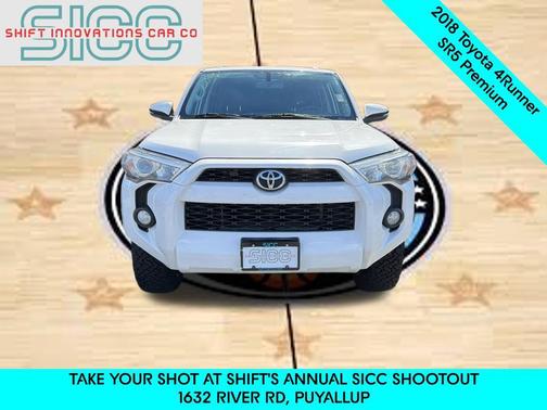 Super White 2018 Toyota 4Runner SR5