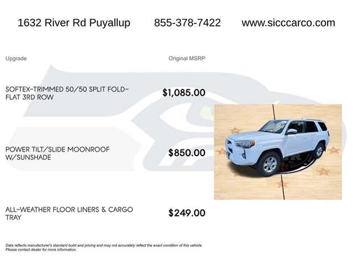 Super White 2018 Toyota 4Runner SR5