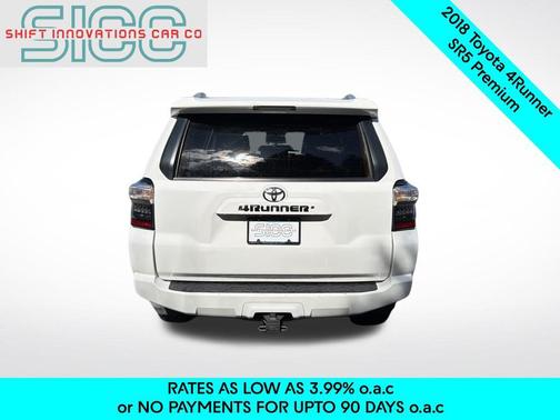 Super White 2018 Toyota 4Runner SR5 Premium