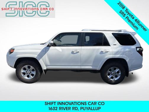 Super White 2018 Toyota 4Runner SR5