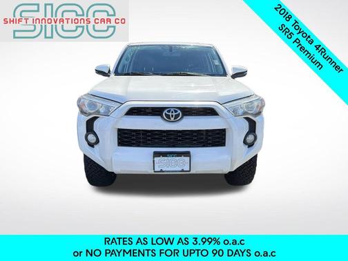 Super White 2018 Toyota 4Runner SR5 Premium