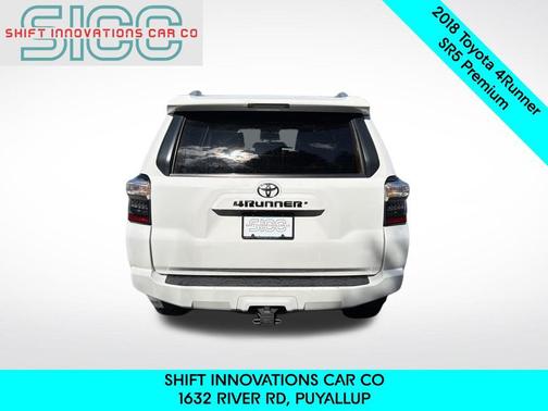 Super White 2018 Toyota 4Runner SR5