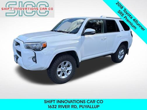 Super White 2018 Toyota 4Runner SR5