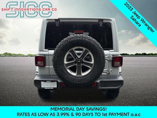 Silver Zynith Clearcoat 2023 Jeep Wrangler 4-Door Sahara