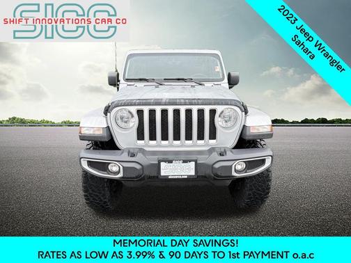 Silver Zynith Clearcoat 2023 Jeep Wrangler 4-Door Sahara