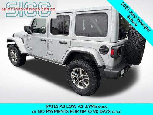 Silver Zynith Clearcoat 2023 Jeep Wrangler 4-Door Sahara